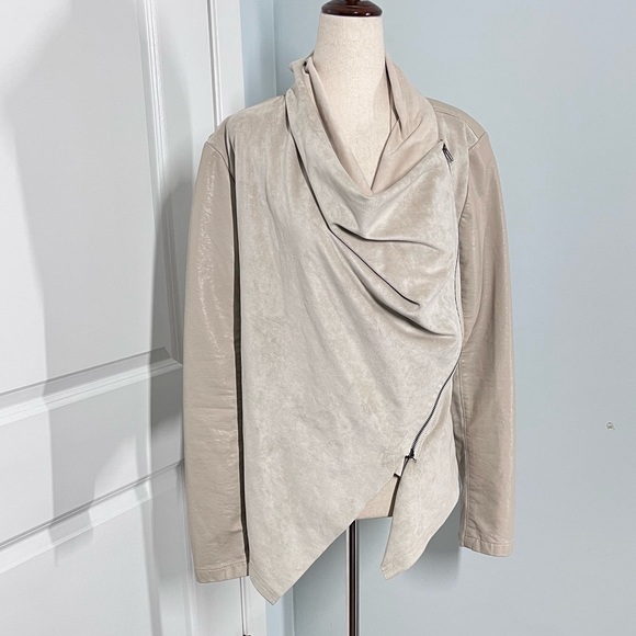 Blank NYC faux leather suede jacket size M - Picture 6 of 13